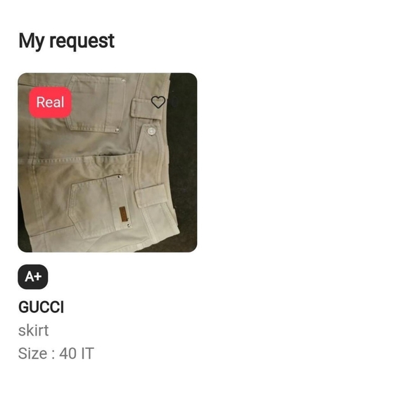 Gucci Mini denim skirt - Picture 8 of 8